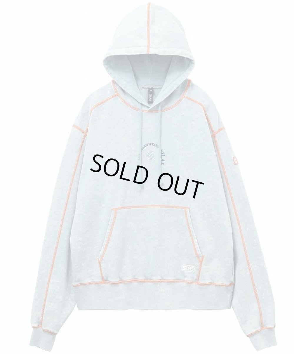 画像1: CIRCLE LOGO SWEAT HOODIE Lt Blue (1)
