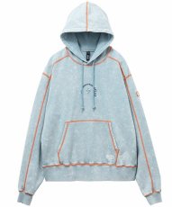 画像1: CIRCLE LOGO SWEAT HOODIE Lt Blue (1)