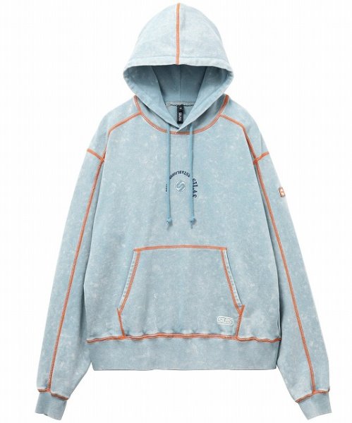画像1: Silas サイラス　CIRCLE LOGO SWEAT HOODIE Lt Blue (1)