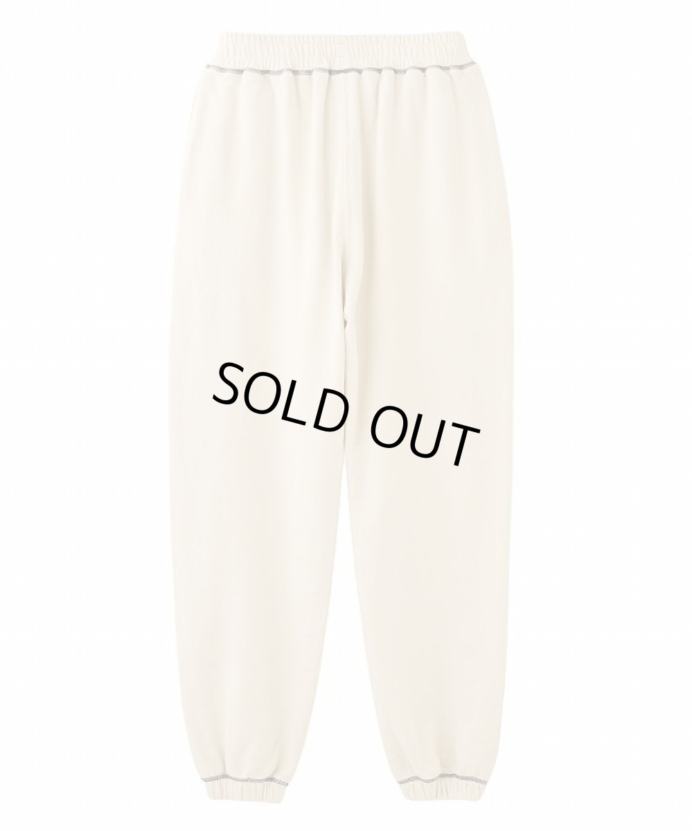 画像2: CIRCLE LOGO SWEATPANTS Off White (2)