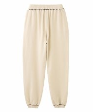 画像2: CIRCLE LOGO SWEATPANTS Off White (2)
