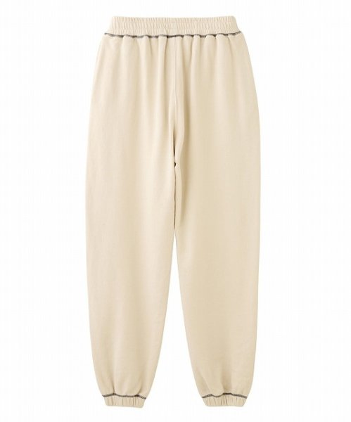 画像2: Silas サイラス　CIRCLE LOGO SWEATPANTS Off White (2)