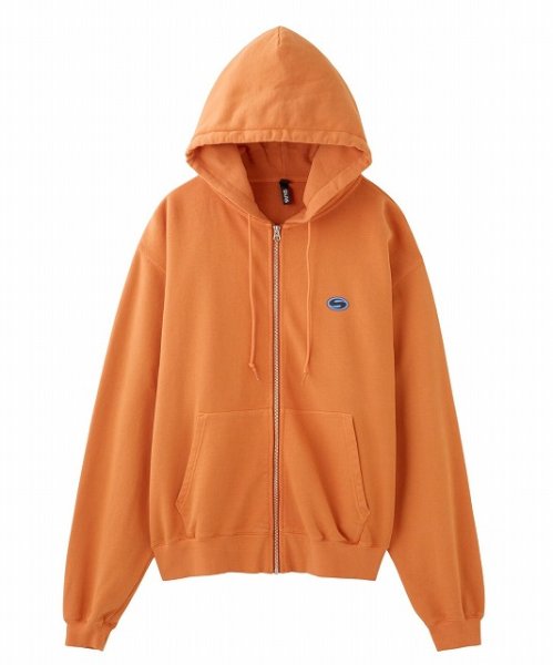 画像2: Silas サイラス　BOX ARTWORK ZIP SWEAT HOODIE ORANGE (2)