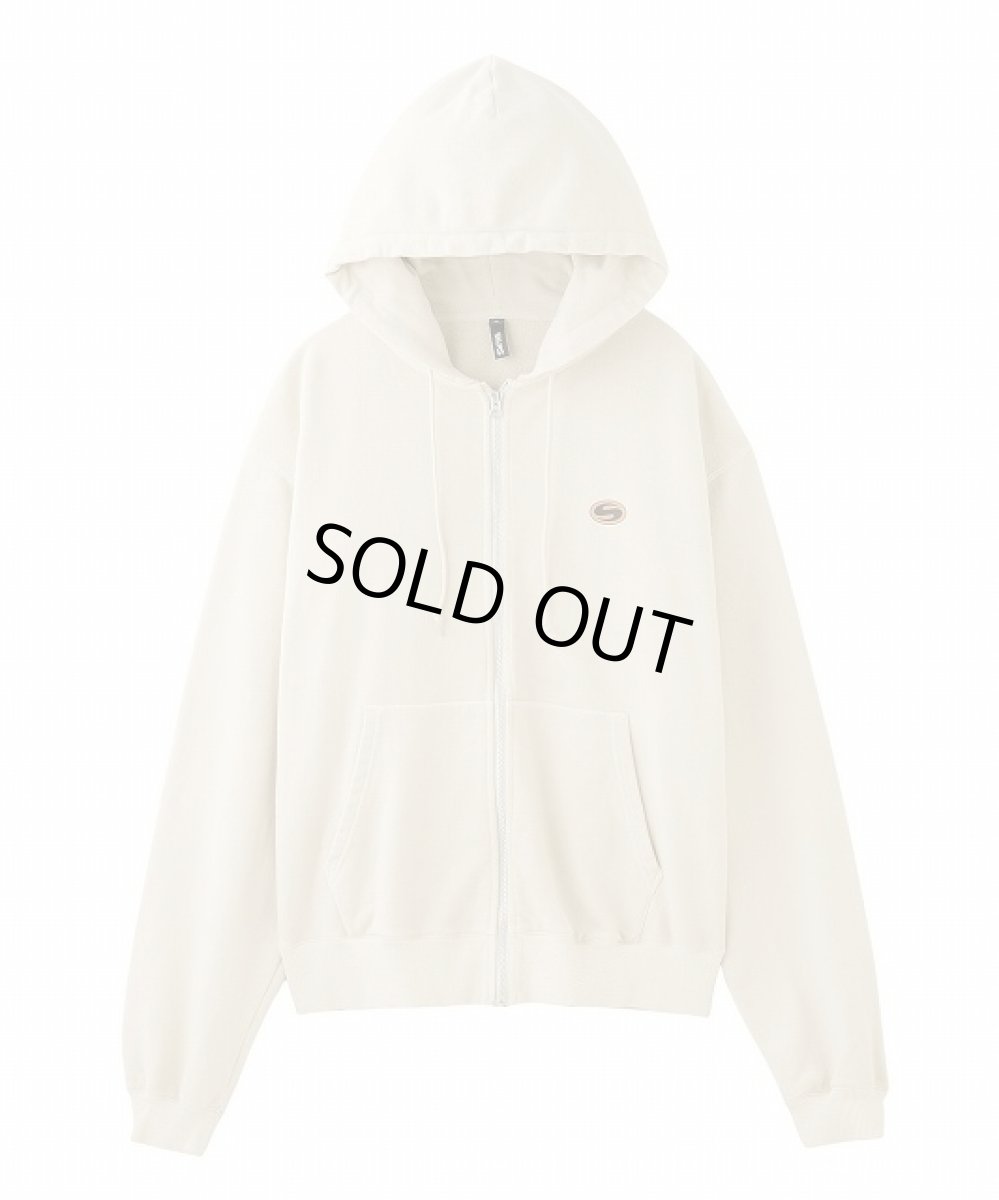 画像2: BOX ARTWORK ZIP SWEAT HOODIE OFF WHITE (2)