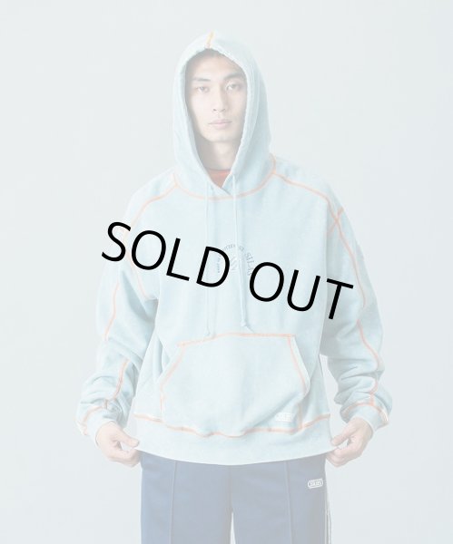 画像2: CIRCLE LOGO SWEAT HOODIE Lt Blue (2)