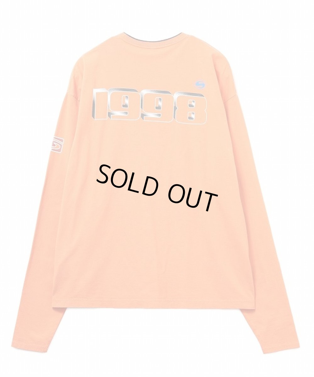 画像2: SKATE OVAL L/S TEE ORANGE (2)