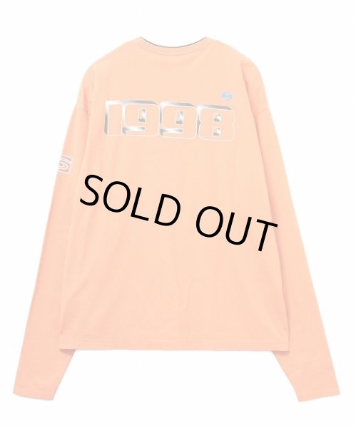 画像2: SKATE OVAL L/S TEE ORANGE (2)