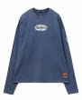 画像1: Silas サイラス　SKATE OVAL L/S TEE NAVY (1)