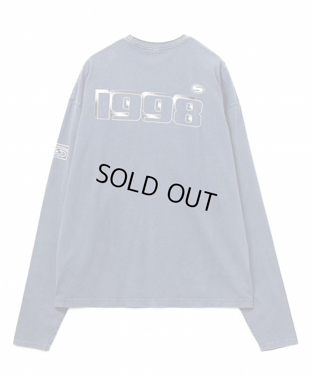 画像2: SKATE OVAL L/S TEE NAVY (2)