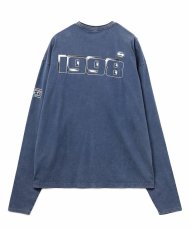 画像2: SKATE OVAL L/S TEE NAVY (2)