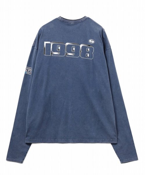 画像2: Silas サイラス　SKATE OVAL L/S TEE NAVY (2)