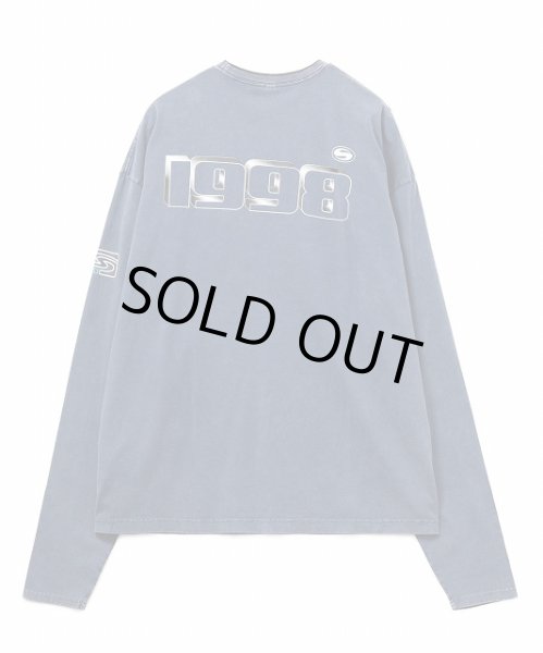 画像2: SKATE OVAL L/S TEE NAVY (2)