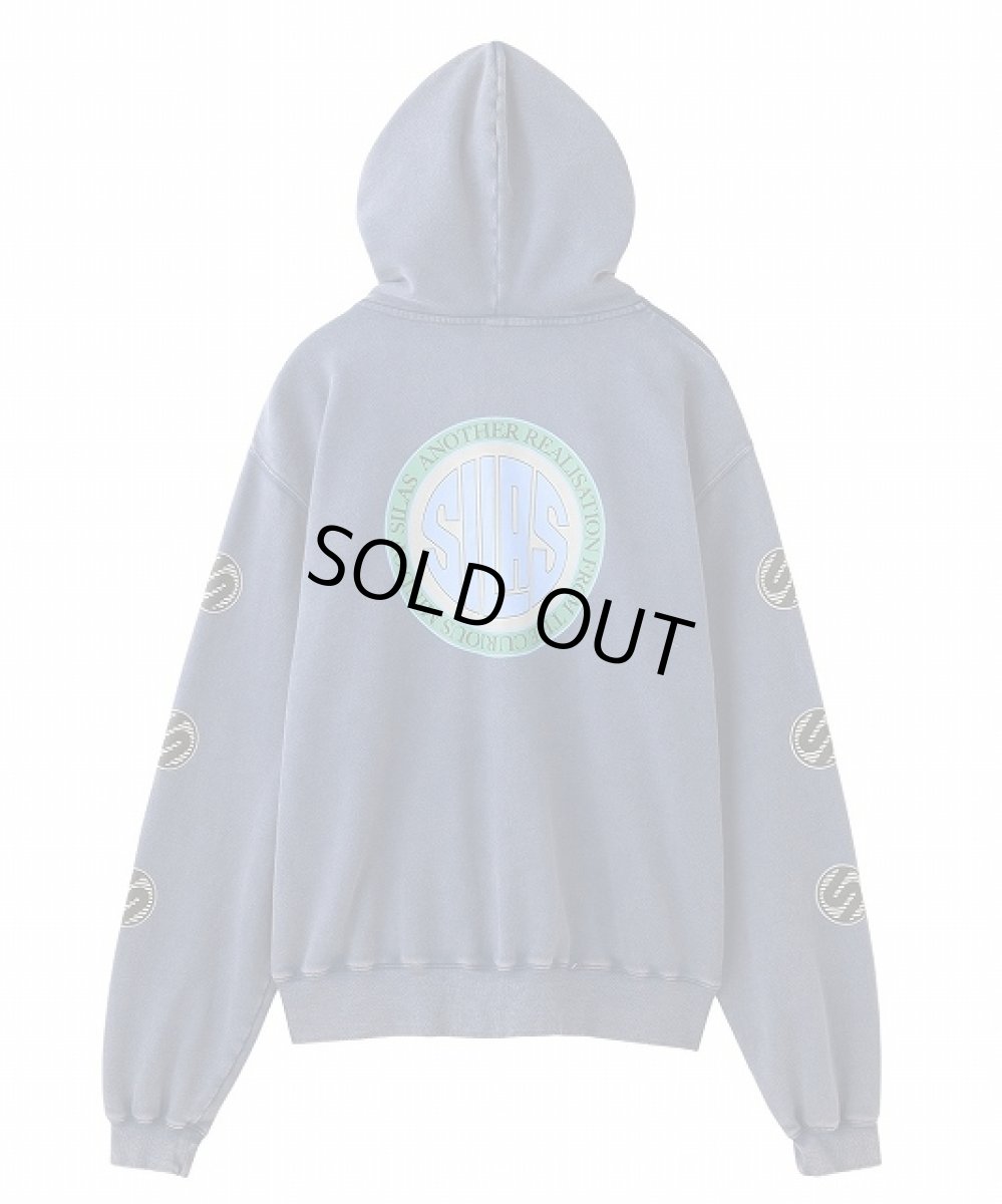 画像2: CIRCLE LOGO ZIP SWEAT HOODIE NAVY (2)