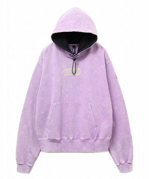 画像1: BIG SILAS DRAWSTRING SWEAT HOODIE PURPLE (1)