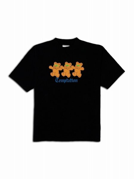 画像1: テンプテーション ショートスリーブTシャツ / ブラック (1)