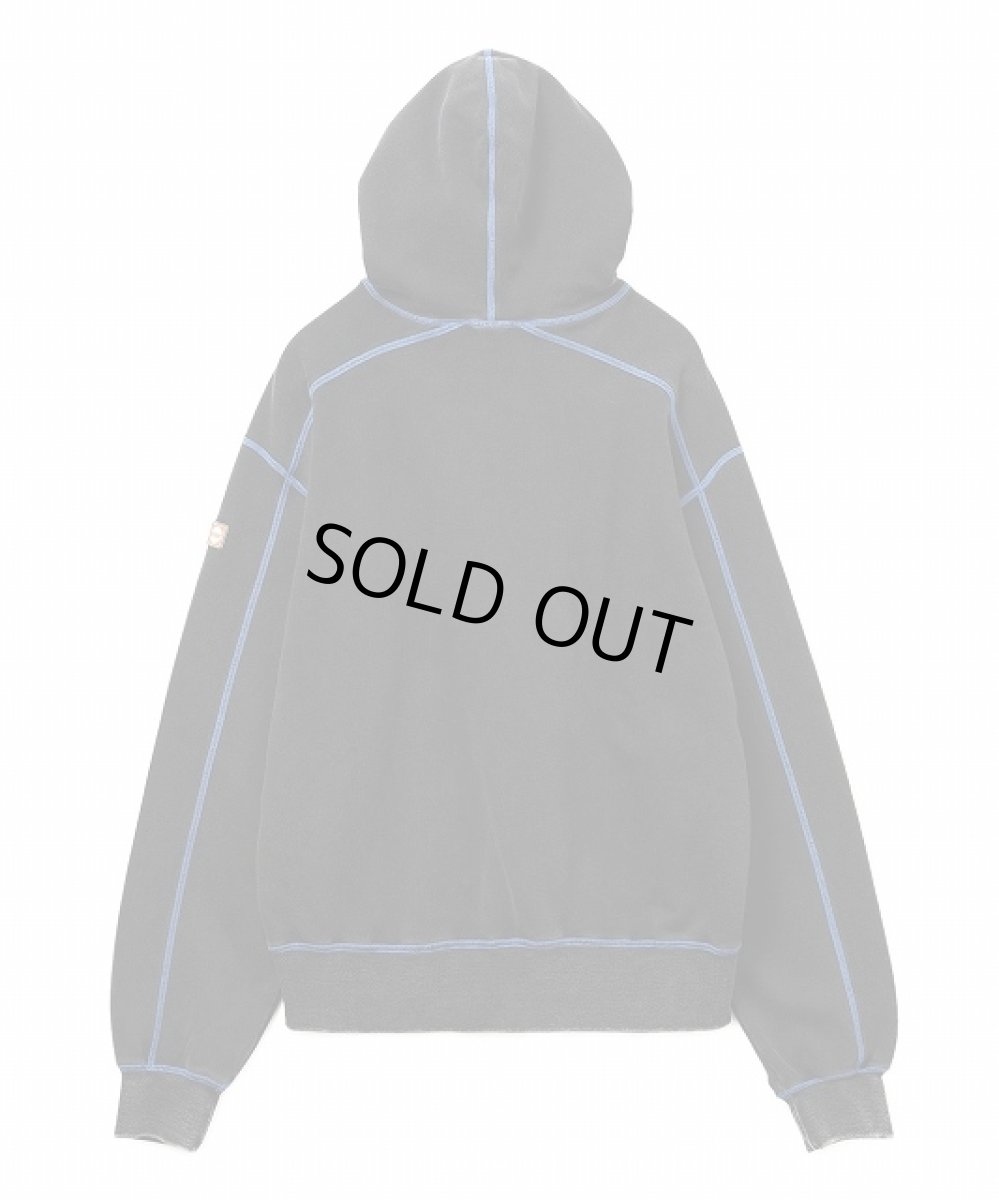画像2: CIRCLE LOGO SWEAT HOODIE BLACK (2)