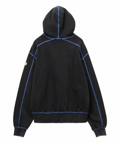 画像2: CIRCLE LOGO SWEAT HOODIE BLACK (2)