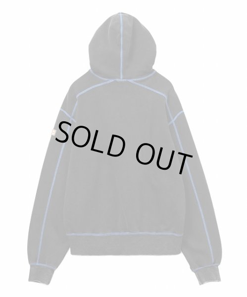 画像2: CIRCLE LOGO SWEAT HOODIE BLACK (2)