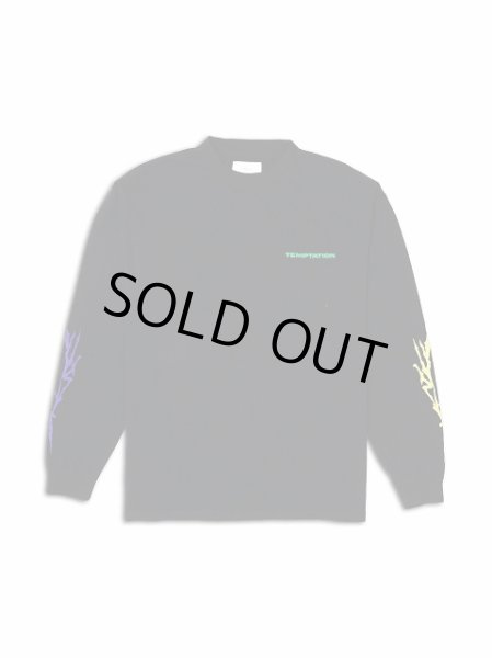 画像1: ダブルプッシュ ロングスリーブ Tシャツ / ブラック (1)