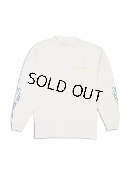 画像1: ダブルプッシュ ロングスリーブ Tシャツ / ホワイト (1)