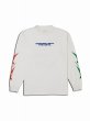 画像1: イントキシケイテッド ロングスリーブTシャツ / ホワイト (1)