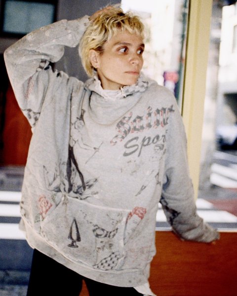 画像3: SAINT Mxxxxxx × Alexis Ross ALX_HOODIE/DRAWING (3)