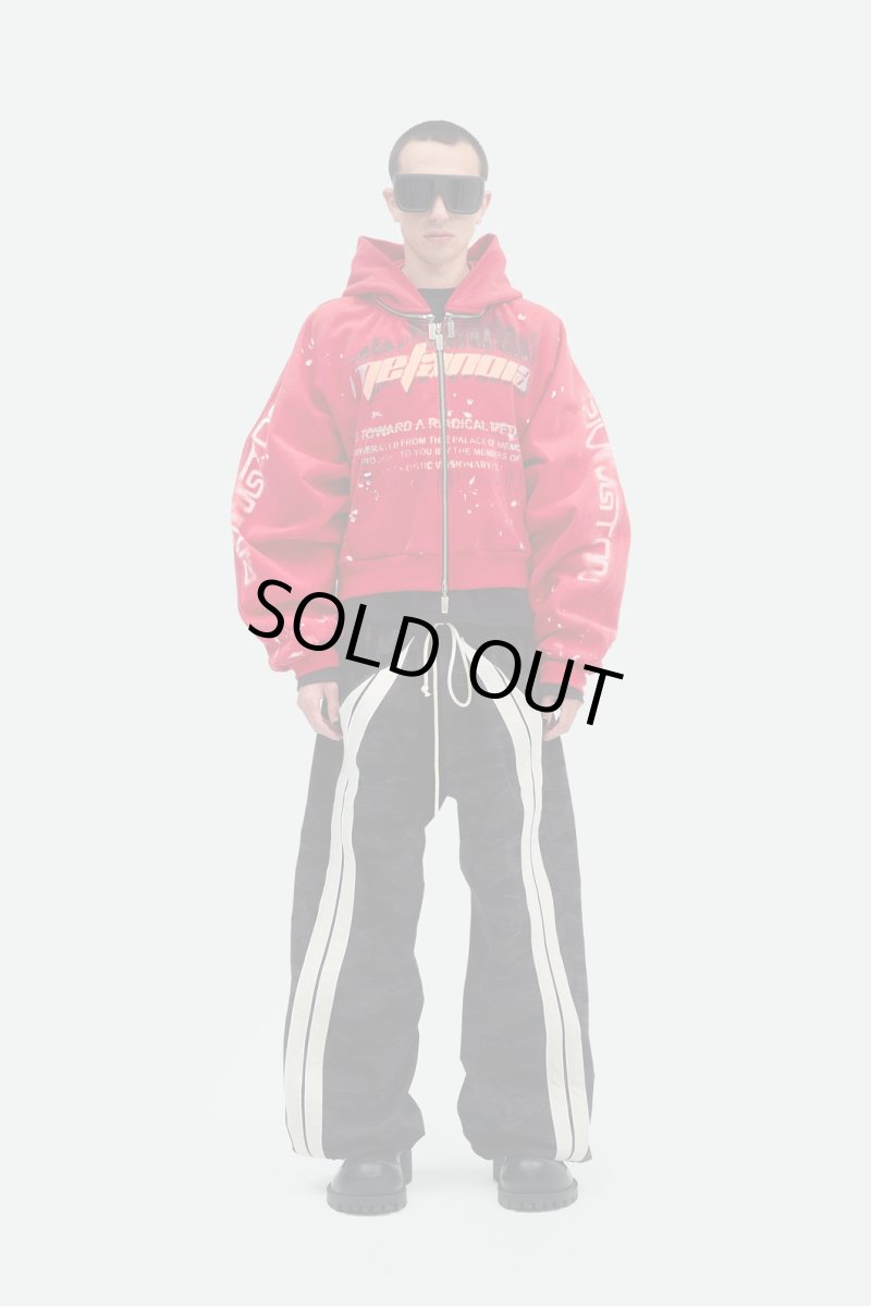 画像1: RRR123 RIVINGTON roi Rebis "Radical Paper Rose Zip Hoodie" (1)