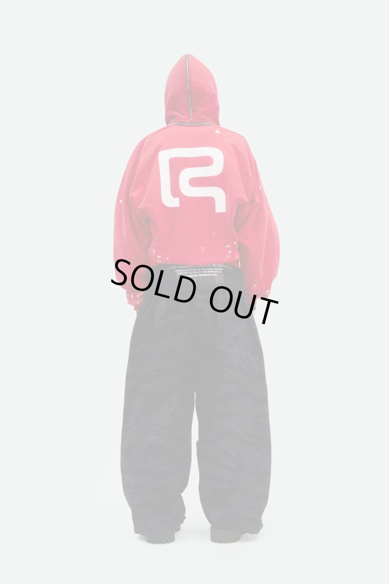 画像3: RRR123 RIVINGTON roi Rebis "Radical Paper Rose Zip Hoodie" (3)