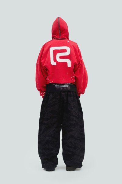 画像3: RRR123 RIVINGTON roi Rebis "Radical Paper Rose Zip Hoodie" (3)