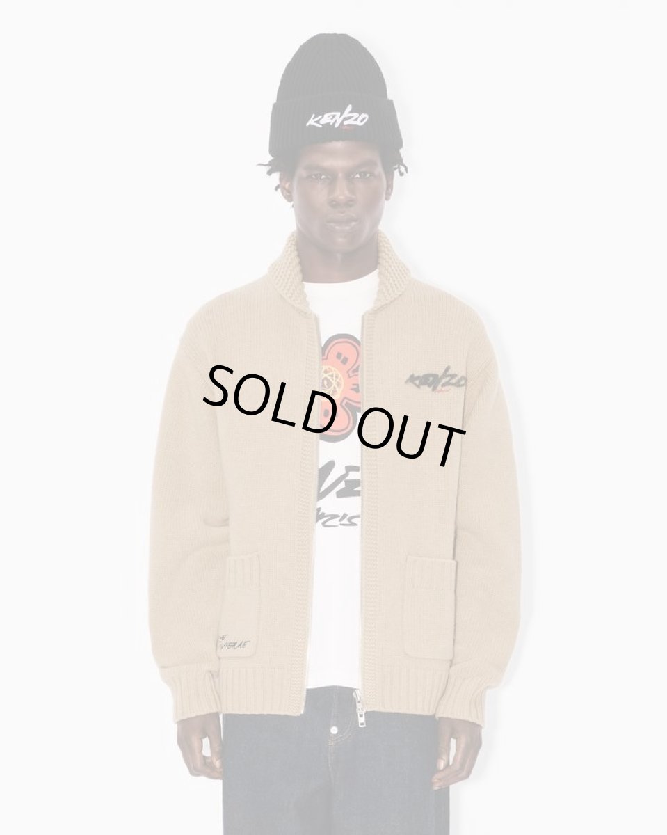 画像3:  Kenzo x Futura 2000' ジップド ウール ニット カーディガン (3)