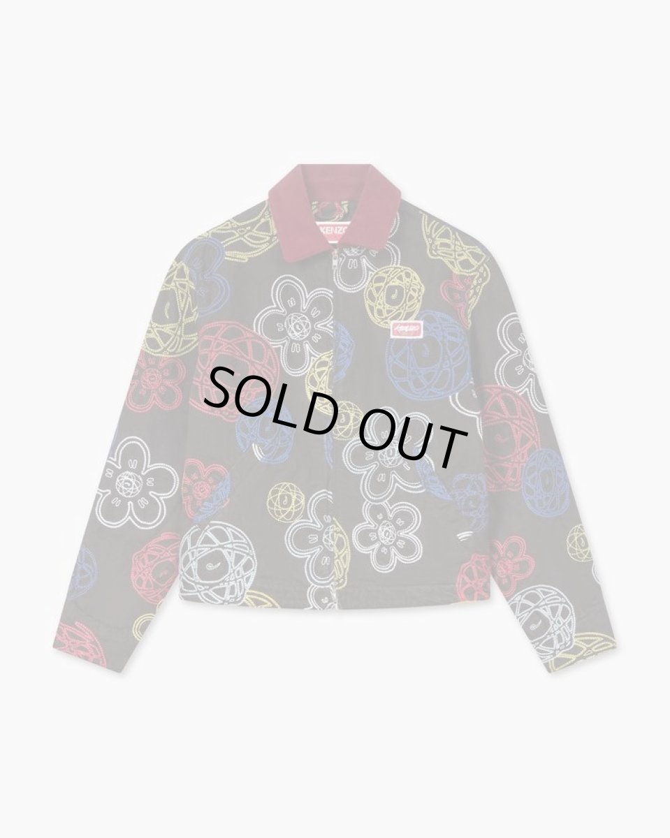 画像1:  Kenzo x Futura 2000' エンブロイダリー ジップアップ ユーティリティ ジャケット (1)