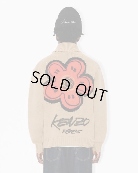 画像4:  Kenzo x Futura 2000' ジップド ウール ニット カーディガン (4)