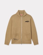 画像1:  Kenzo x Futura 2000' ジップド ウール ニット カーディガン (1)