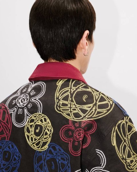 画像6:  Kenzo x Futura 2000' エンブロイダリー ジップアップ ユーティリティ ジャケット (6)