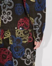 画像7:  Kenzo x Futura 2000' エンブロイダリー ジップアップ ユーティリティ ジャケット (7)