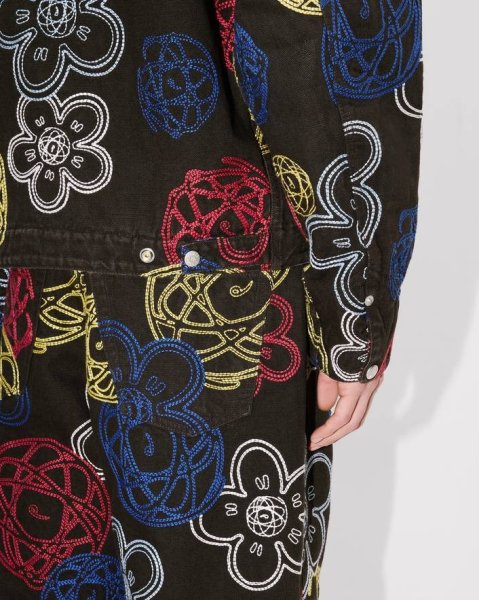 画像7:  Kenzo x Futura 2000' エンブロイダリー ジップアップ ユーティリティ ジャケット (7)