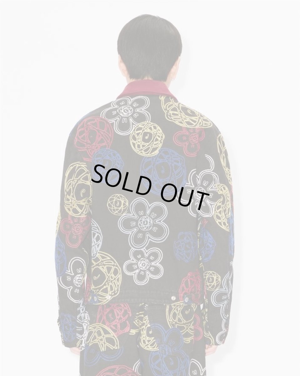 画像4:  Kenzo x Futura 2000' エンブロイダリー ジップアップ ユーティリティ ジャケット (4)