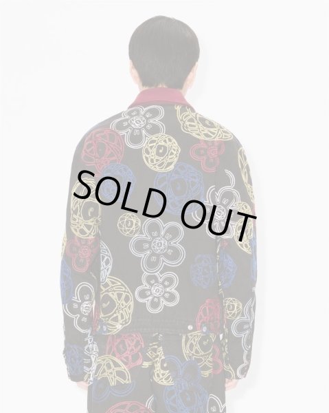 画像4:  Kenzo x Futura 2000' エンブロイダリー ジップアップ ユーティリティ ジャケット (4)