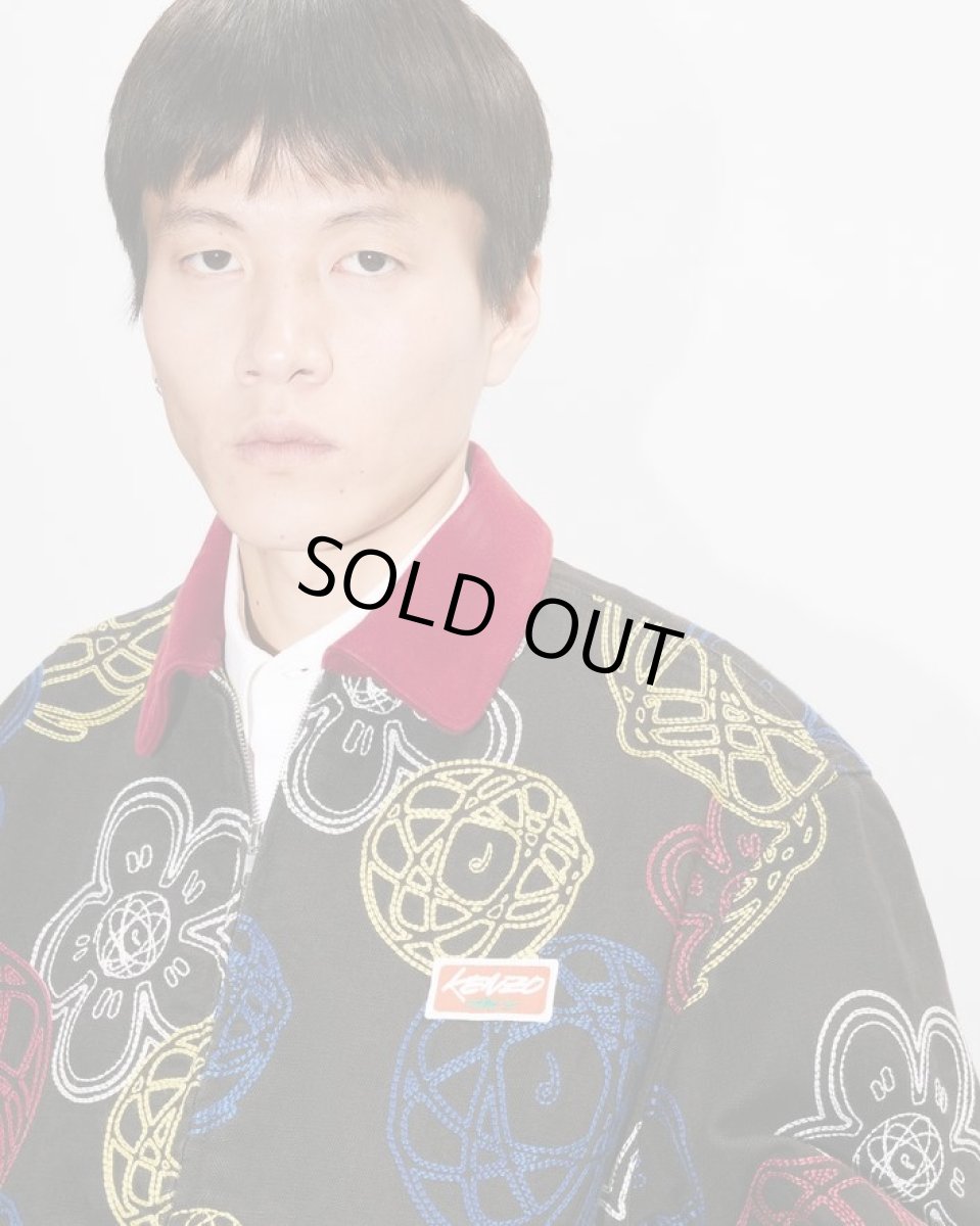画像5:  Kenzo x Futura 2000' エンブロイダリー ジップアップ ユーティリティ ジャケット (5)