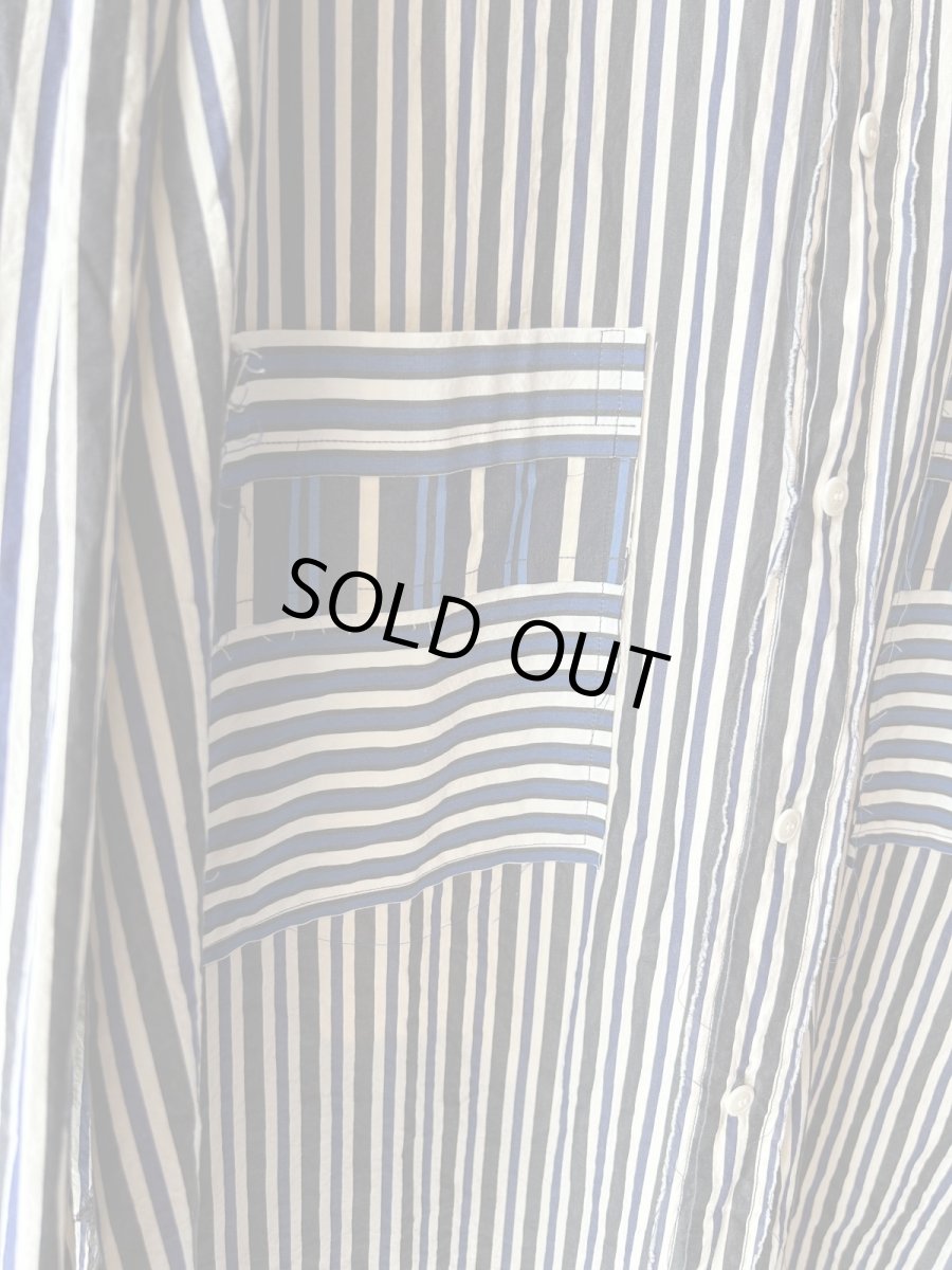 画像2: CASEY CASEY HAMNET RAWEDGE SHIRT PAPER COTTON (2)