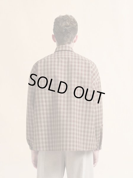 画像3: MARNI ブラウン ウールシャツ マルニメンディングロゴ入り (3)