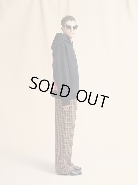 画像5: MARNI ブラック コットン製フーディー Piggy プリント (5)