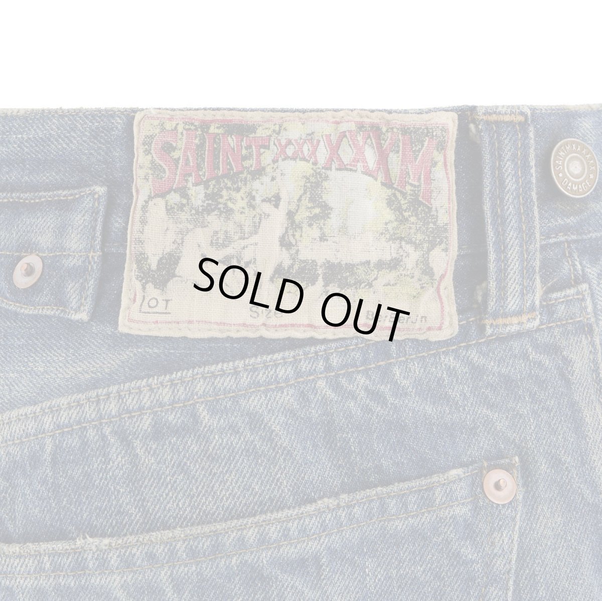 画像3: SAINT Mxxxxxx × BerBerJin BB_DENIM PNT/5PKTS DAMAGE (3)