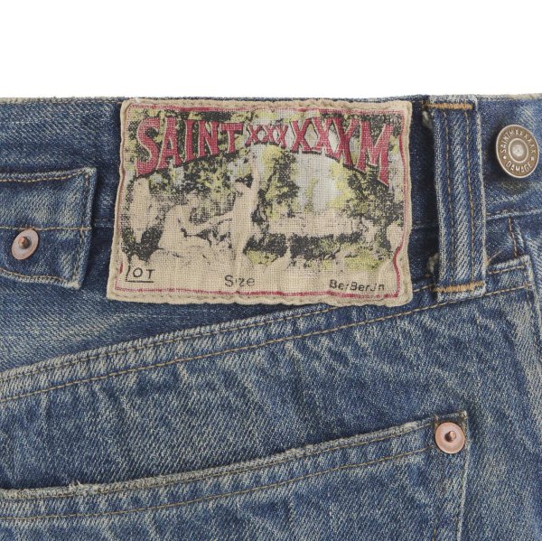 画像3: SAINT Mxxxxxx × BerBerJin BB_DENIM PNT/5PKTS DAMAGE (3)