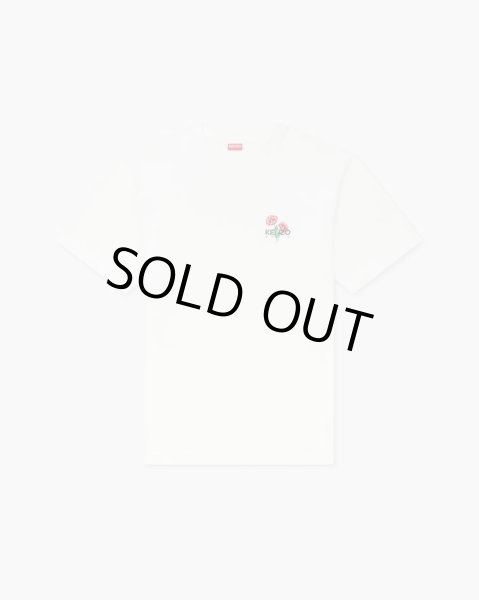 画像1: KENZO Archive Bouquet' エンブロイダリー コットン Tシャツ (1)