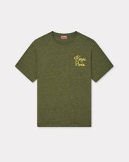 画像1: KENZO Paris Chainstitch' エンブロイダリー コットン Tシャツ (1)