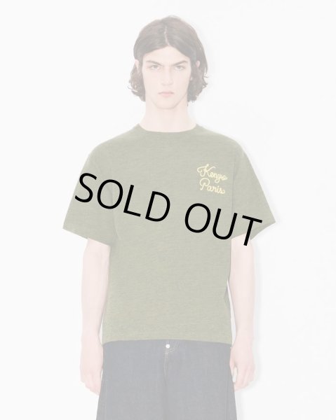 画像3: KENZO Paris Chainstitch' エンブロイダリー コットン Tシャツ (3)