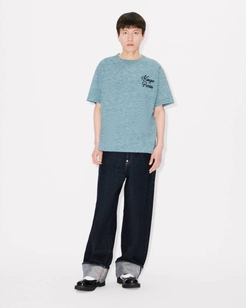 画像5: KENZO Paris Chainstitch' エンブロイダリー コットン Tシャツ (5)