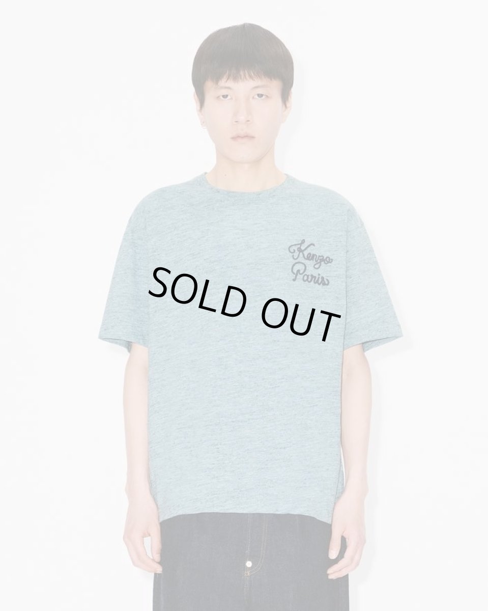 画像3: KENZO Paris Chainstitch' エンブロイダリー コットン Tシャツ (3)