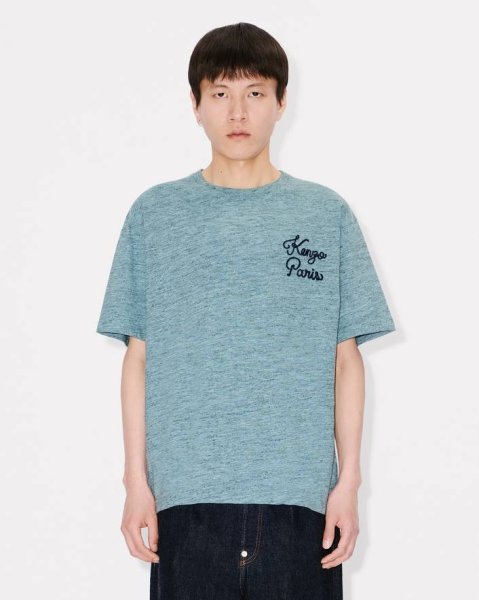 画像3: KENZO Paris Chainstitch' エンブロイダリー コットン Tシャツ (3)